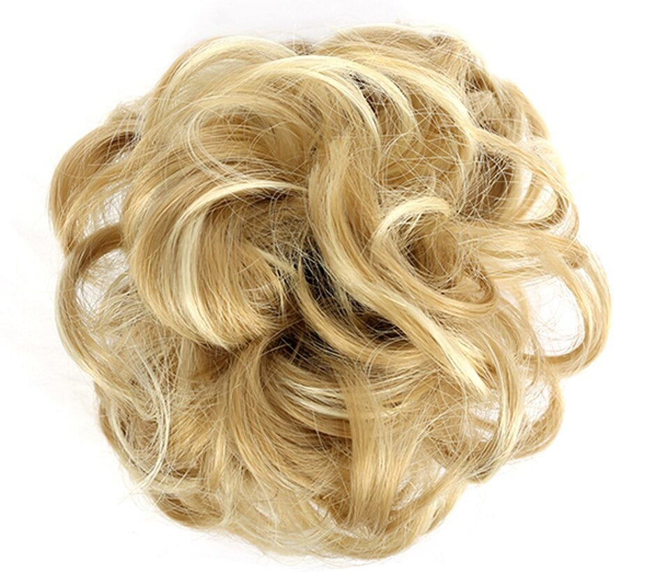 Fluffy Chignon Hairpiece Synthetic Tousled Messy Scrunchies Elastic Hair Bun