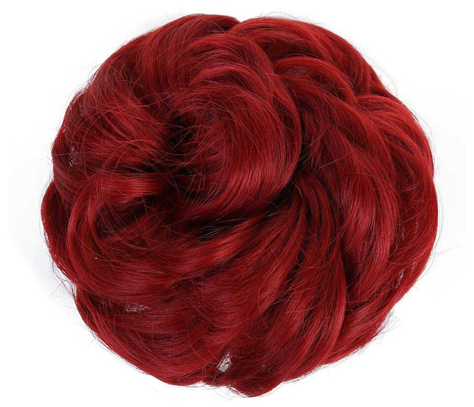 Fluffy Chignon Hairpiece Synthetic Tousled Messy Scrunchies Elastic Hair Bun