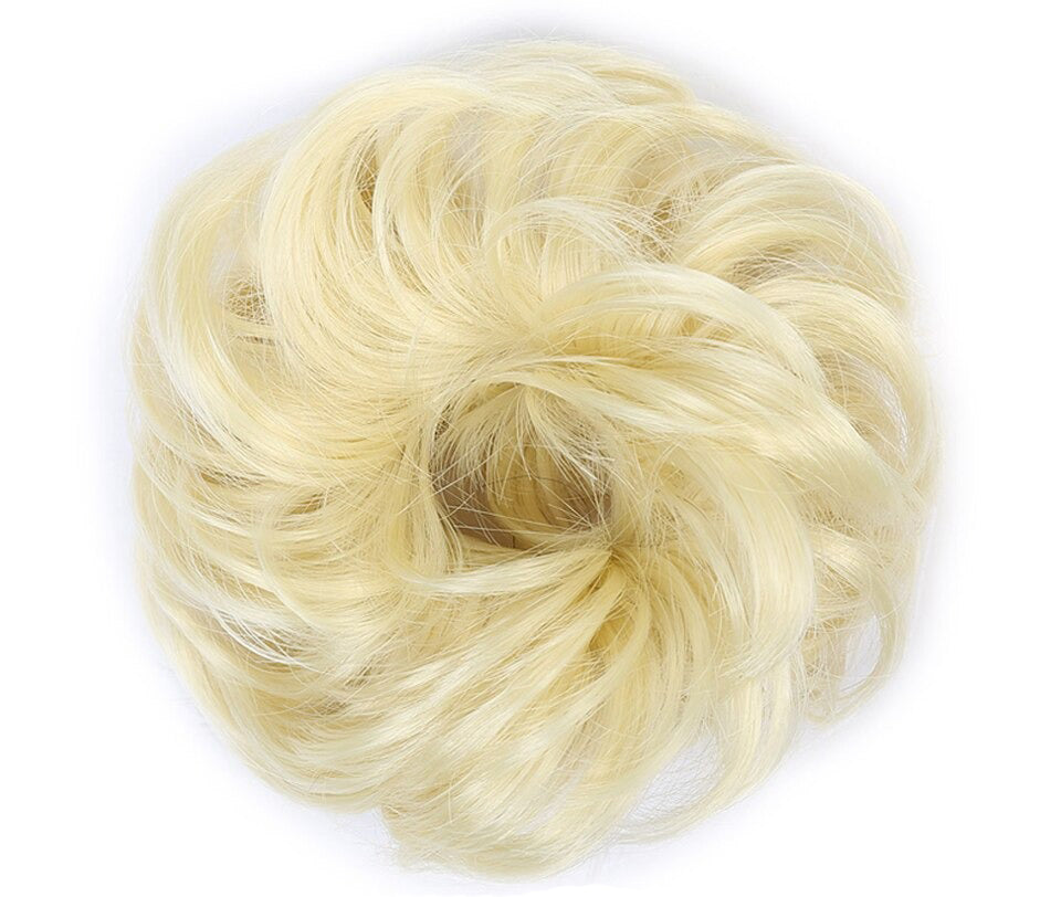 Fluffy Chignon Hairpiece Synthetic Tousled Messy Scrunchies Elastic Hair Bun