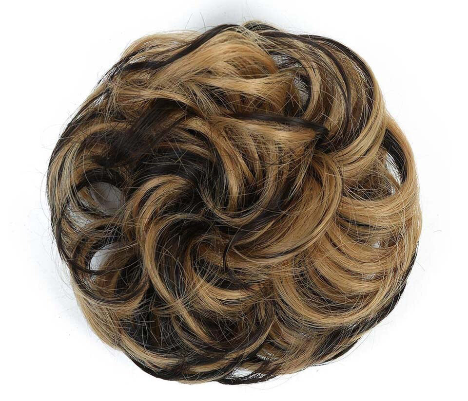 Fluffy Chignon Hairpiece Synthetic Tousled Messy Scrunchies Elastic Hair Bun