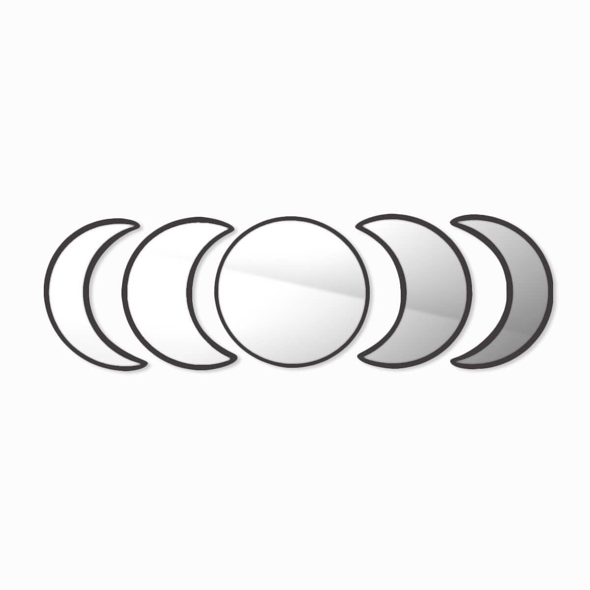 Simply Comfy | Moonphase Mirrors Set