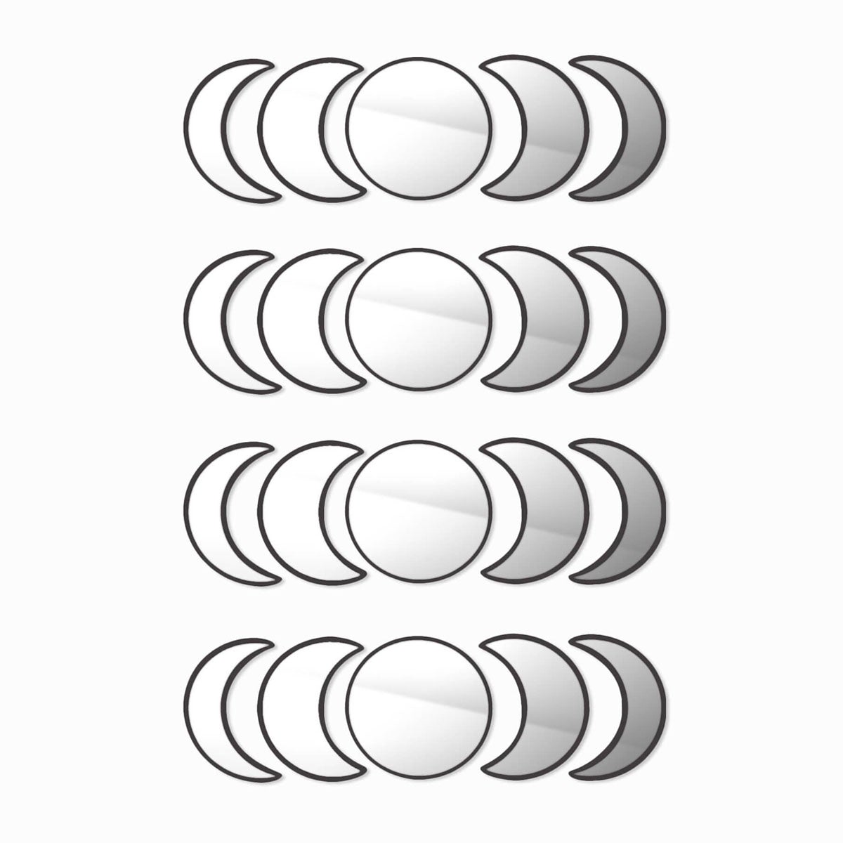 Simply Comfy | Moonphase Mirrors Set