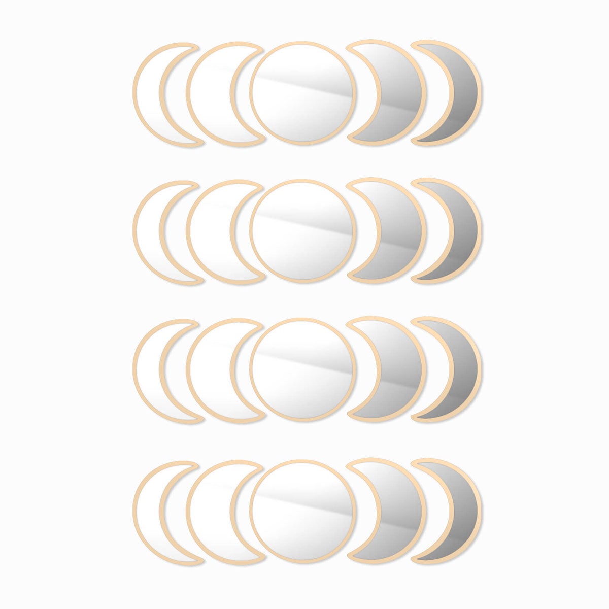Simply Comfy | Moonphase Mirrors Set