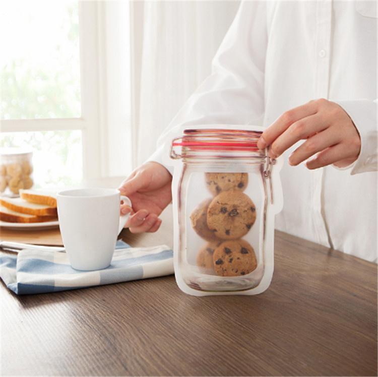 Simply Comfy | Reusable Mason Jar Zip Lock Bags