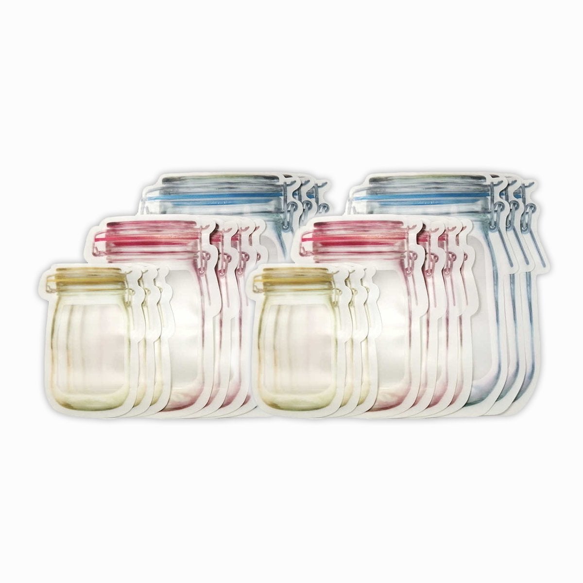 Simply Comfy | Reusable Mason Jar Zip Lock Bags