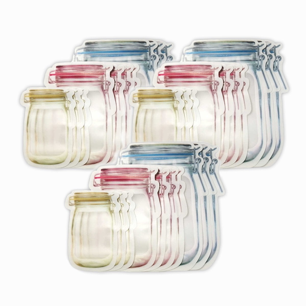 Simply Comfy | Reusable Mason Jar Zip Lock Bags