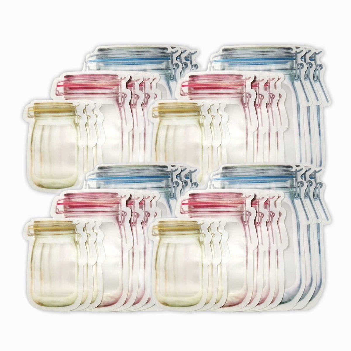 Simply Comfy | Reusable Mason Jar Zip Lock Bags