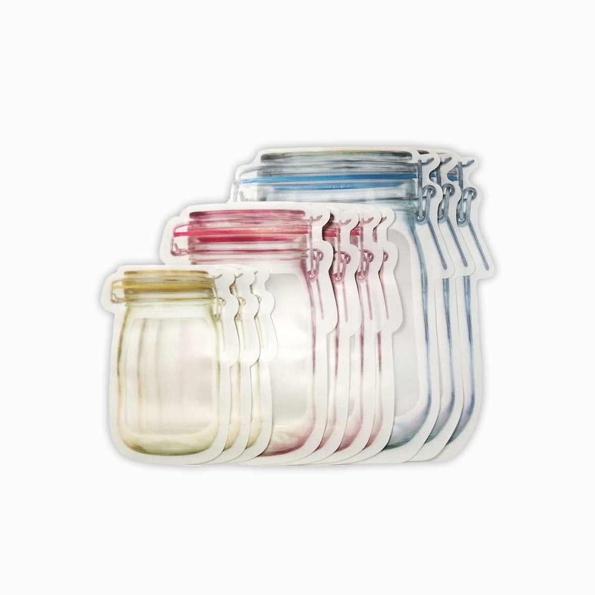 Simply Comfy | Reusable Mason Jar Zip Lock Bags