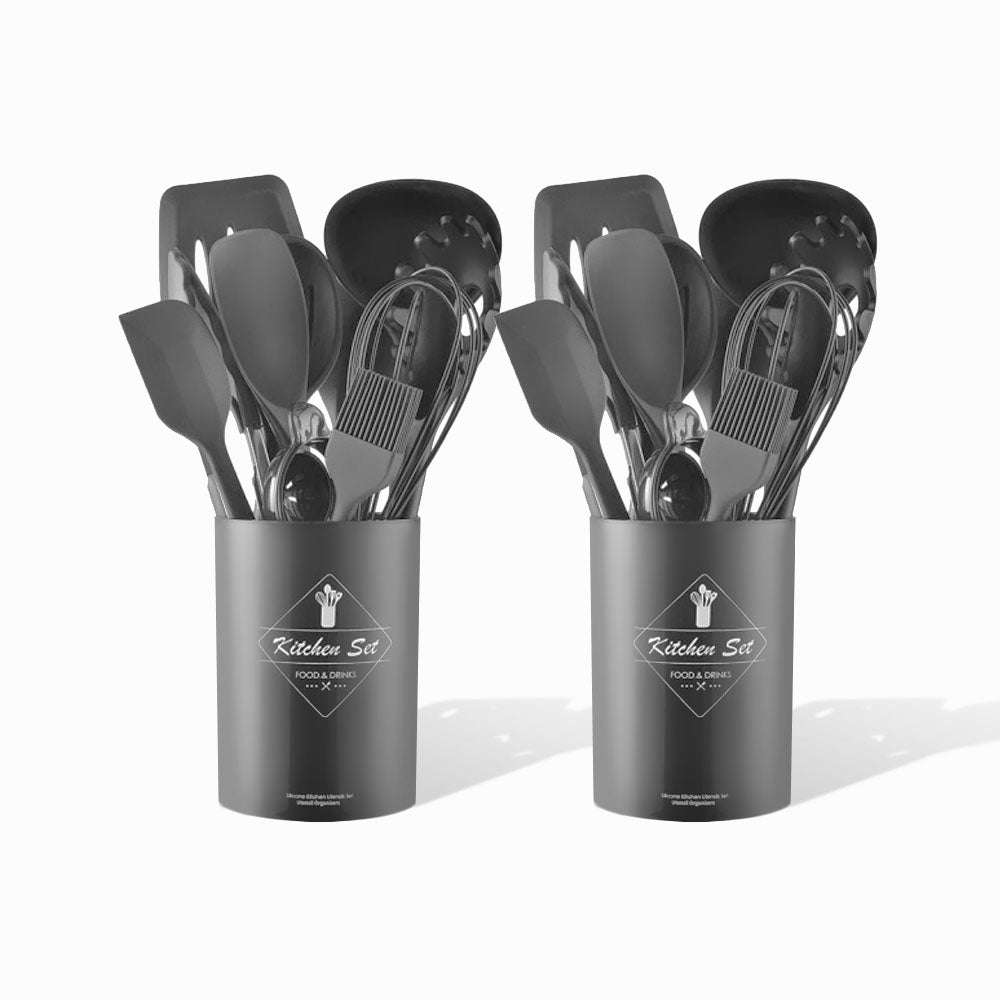 Simply Comfy | Silicone Kitchen Utensils Set