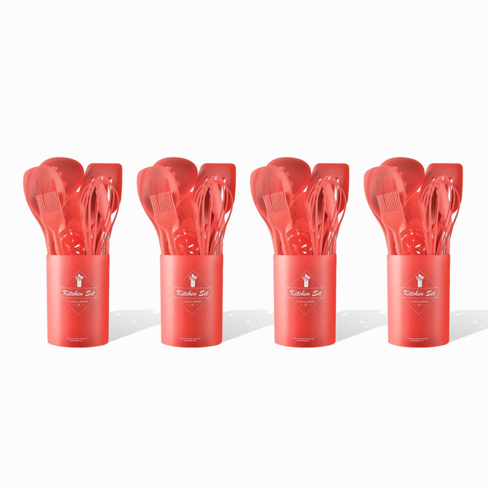 Simply Comfy | Silicone Kitchen Utensils Set