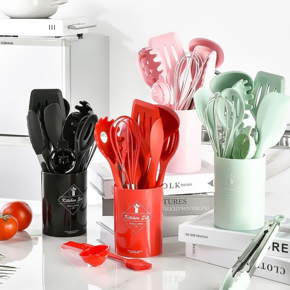 Simply Comfy | Silicone Kitchen Utensils Set