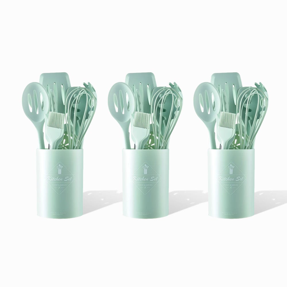 Simply Comfy | Silicone Kitchen Utensils Set