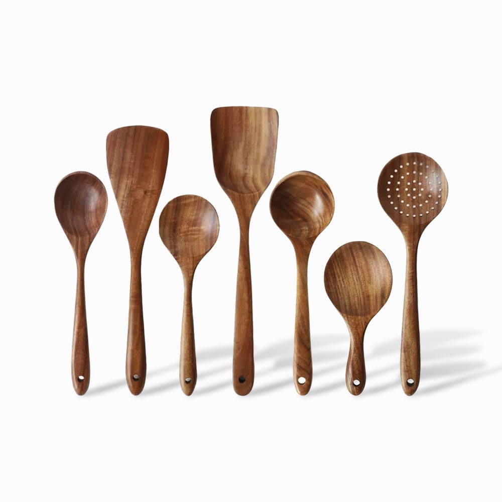 Teak Utensil Set