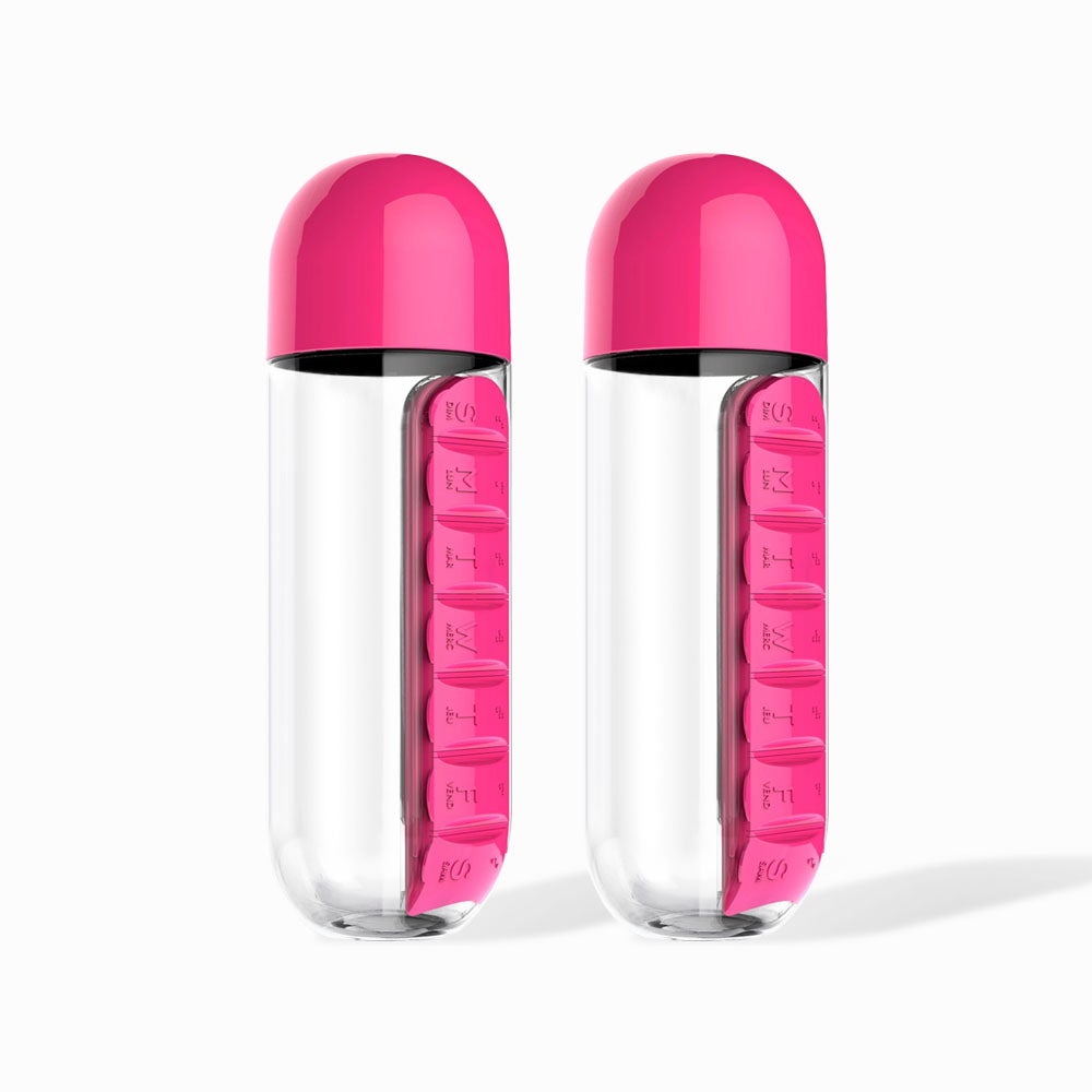 Water Bottle And Pill Organiser