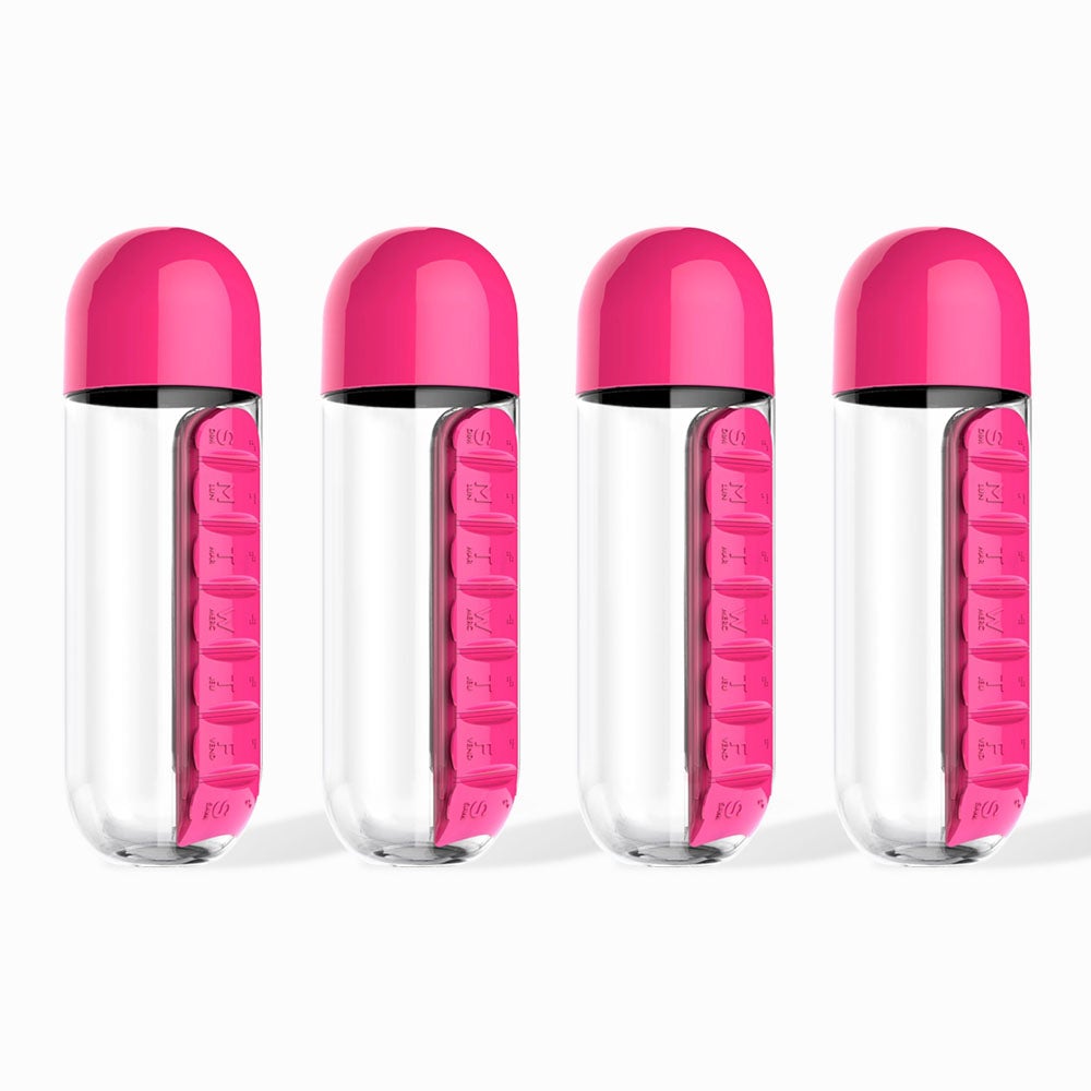 Water Bottle And Pill Organiser