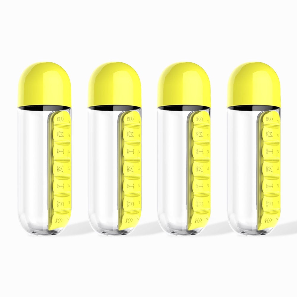 Water Bottle And Pill Organiser