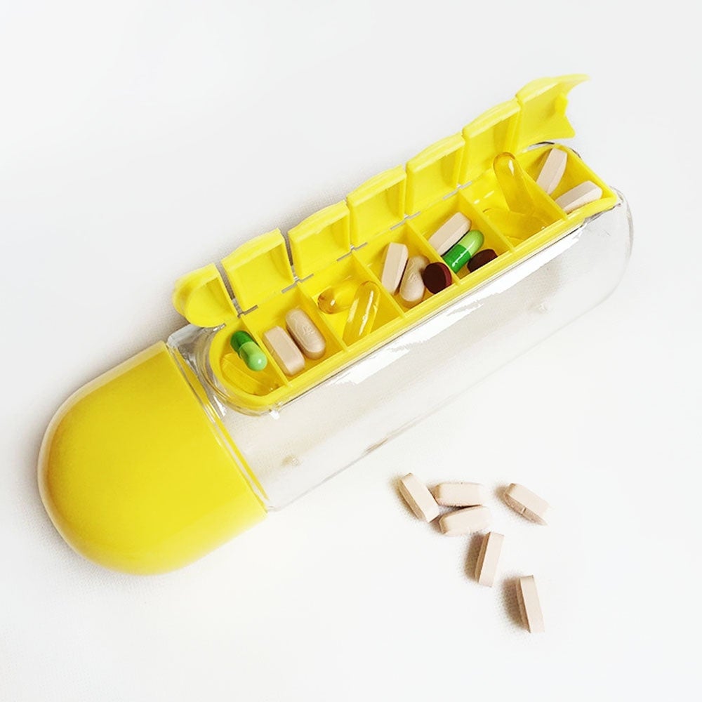 Water Bottle And Pill Organiser