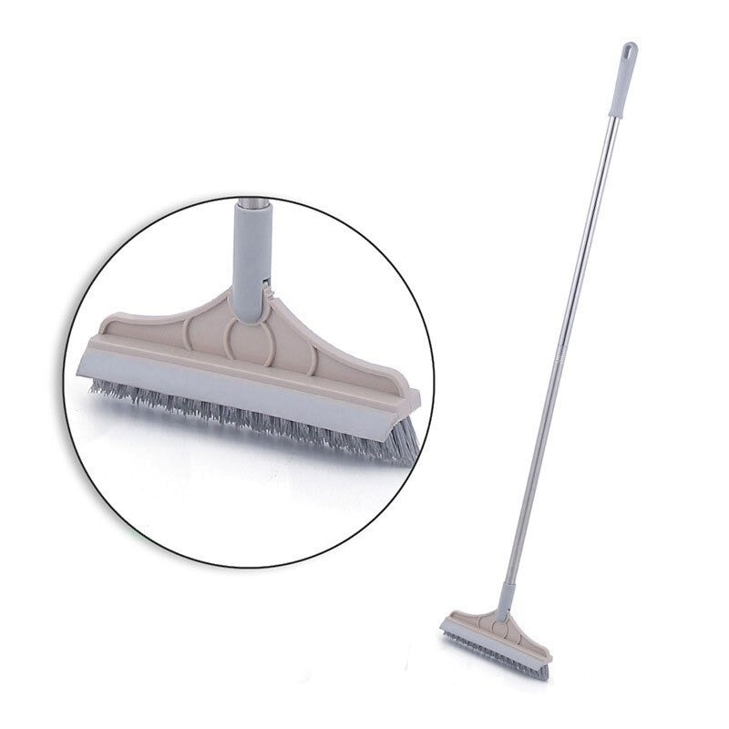 Long Handle Cleaning Tile Brush Floor Scrub Brush Broom with Stiff Bristles  Home