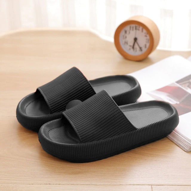 Simply Soft Anti-slip Unisex Platform Summer Home Casual Bathroom Slippers
