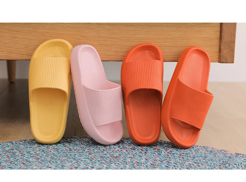 Simply Soft Anti-slip Unisex Platform Summer Home Casual Bathroom Slippers