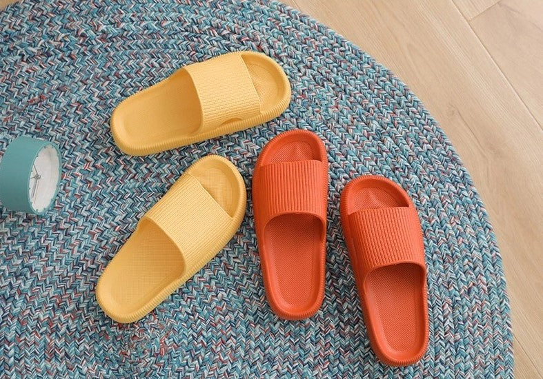 Simply Soft Anti-slip Unisex Platform Summer Home Casual Bathroom Slippers