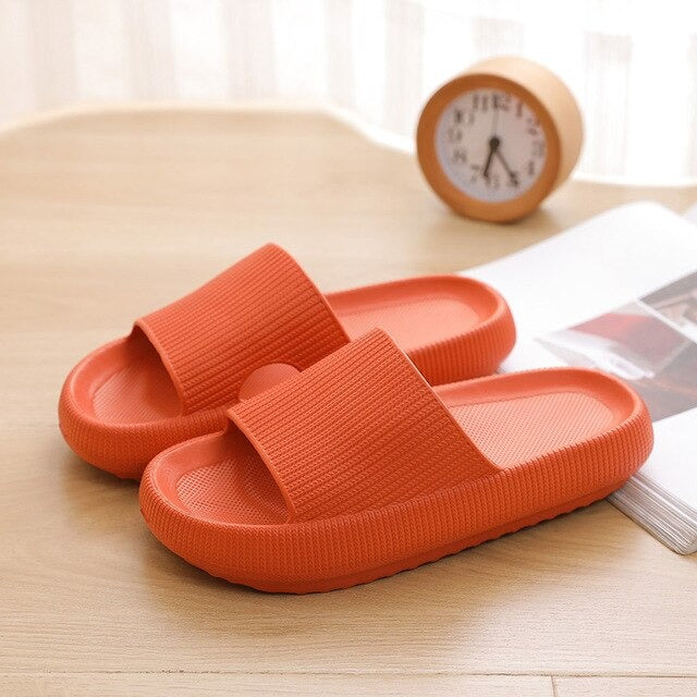 Simple casual platform slippers deals