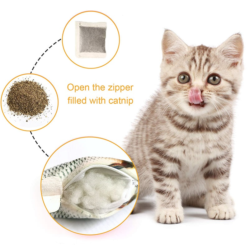 Simulation Electric Fish Cat Toy