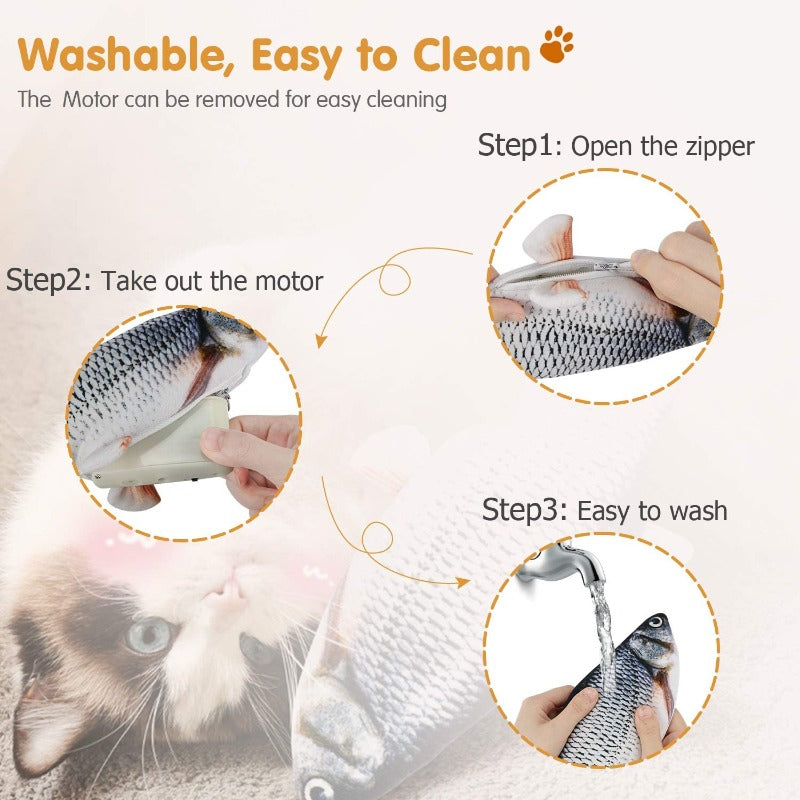 Simulation Electric Fish Cat Toy